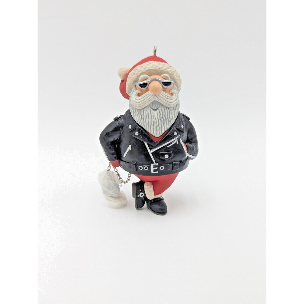 Hallmark Harley Davidson Motorcycle‎ Jolly Rider Keepsake Ornament 2008